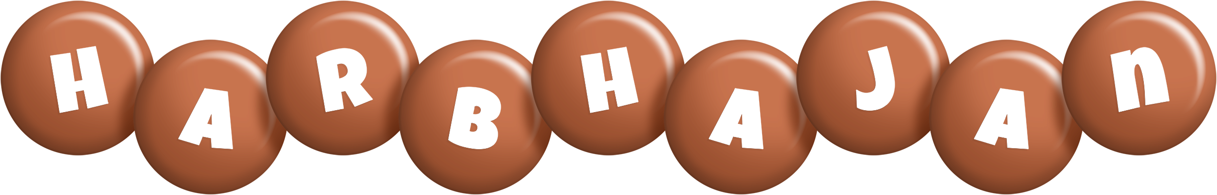 Harbhajan candy-brown logo