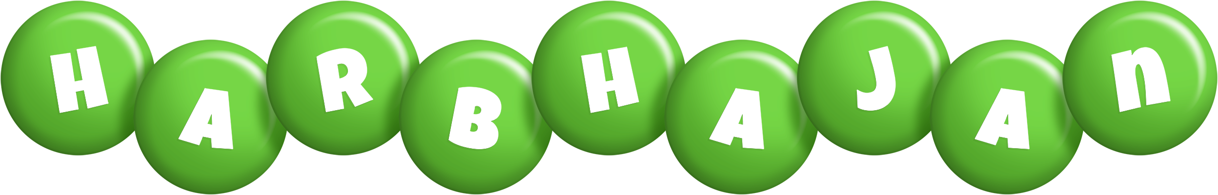 Harbhajan candy-green logo