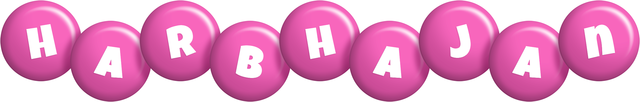 Harbhajan candy-pink logo