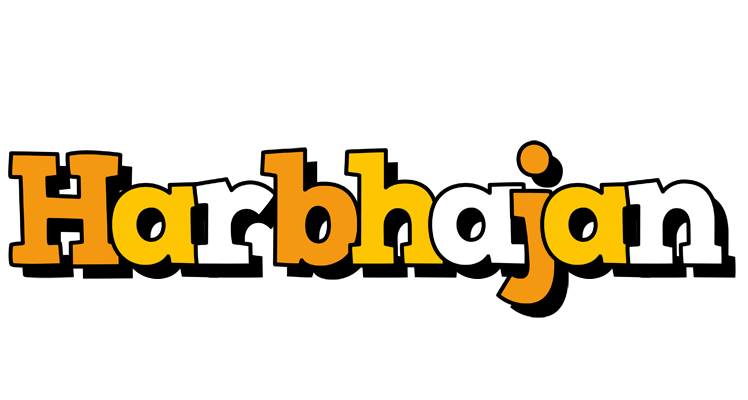 Harbhajan cartoon logo