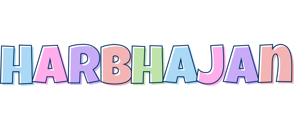 Harbhajan pastel logo