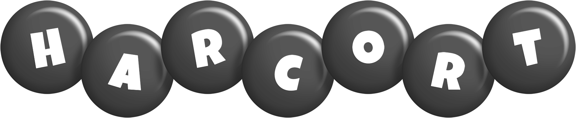 Harcort candy-black logo