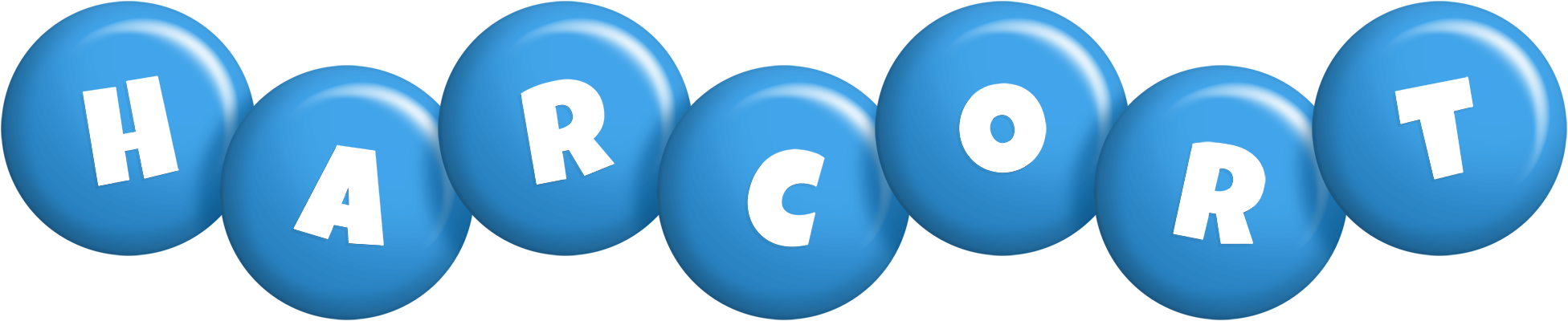 Harcort candy-blue logo