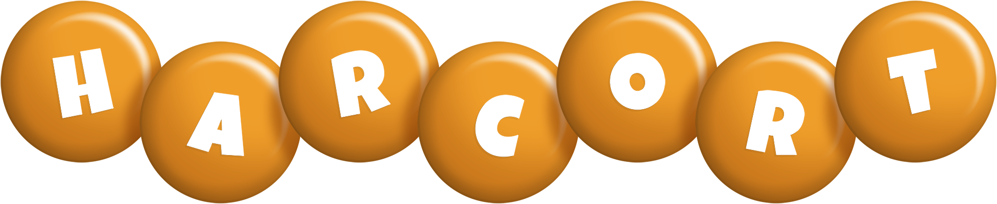 Harcort candy-orange logo