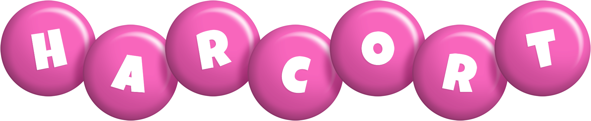 Harcort candy-pink logo