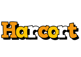 Harcort cartoon logo