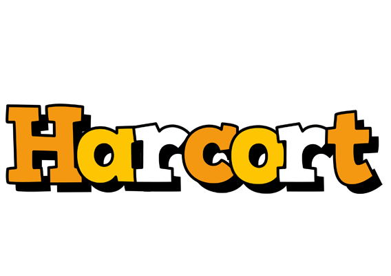 Harcort cartoon logo