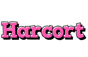 Harcort girlish logo