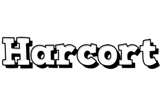 Harcort snowing logo