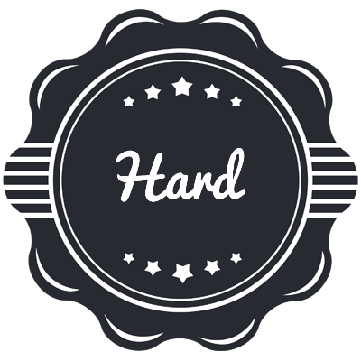 Hard badge logo
