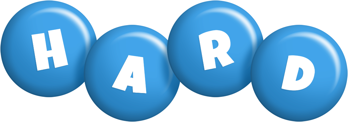 Hard candy-blue logo