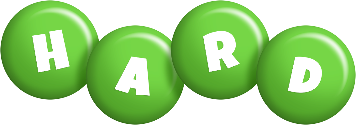 Hard candy-green logo