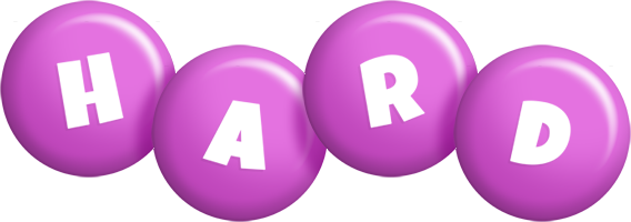 Hard candy-purple logo