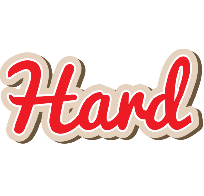 Hard chocolate logo