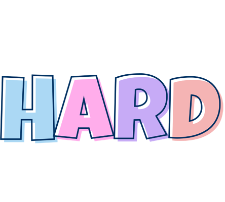 Hard pastel logo