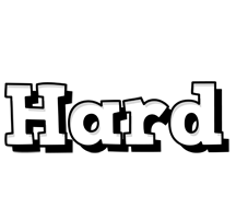 Hard snowing logo