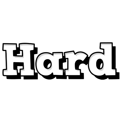Hard snowing logo