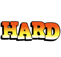 Hard sunset logo