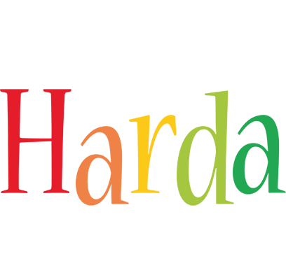 Harda birthday logo