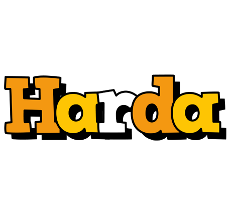 Harda cartoon logo