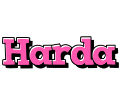 Harda girlish logo