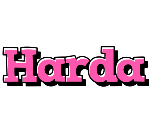 Harda girlish logo