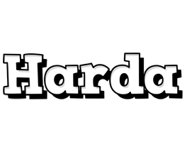 Harda snowing logo