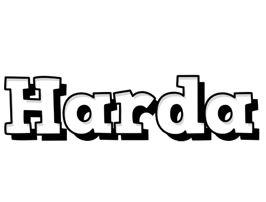 Harda snowing logo