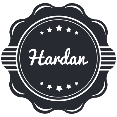 Hardan badge logo