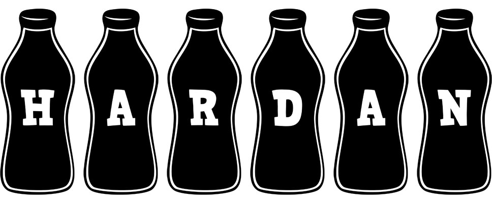 Hardan bottle logo