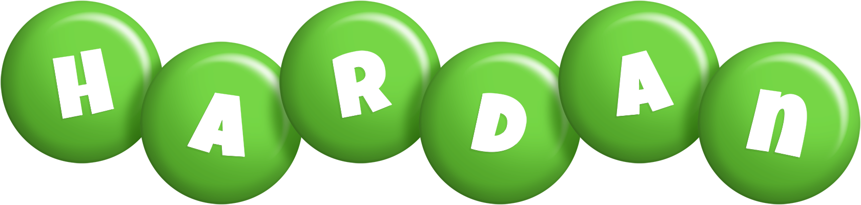 Hardan candy-green logo