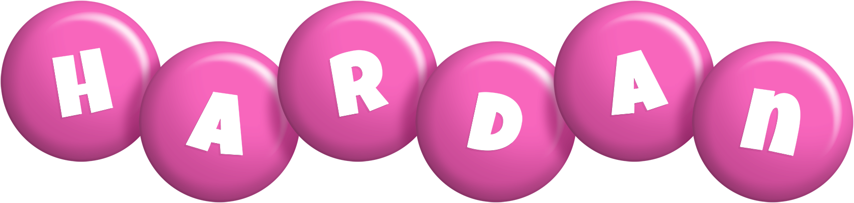 Hardan candy-pink logo