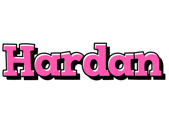 Hardan girlish logo