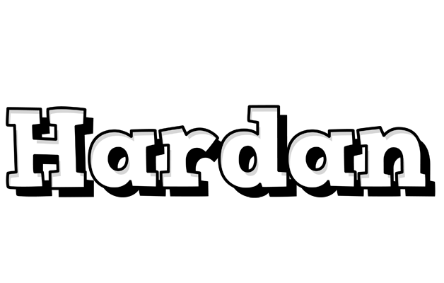 Hardan snowing logo