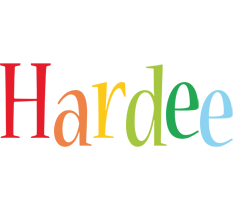 Hardee birthday logo