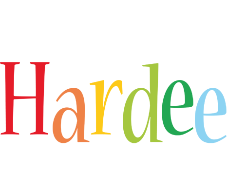 Hardee birthday logo