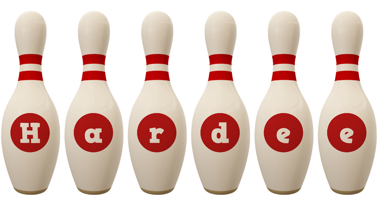 Hardee bowling-pin logo