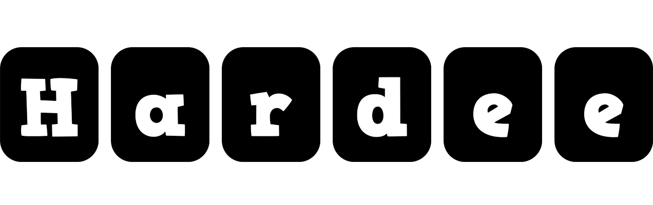 Hardee box logo
