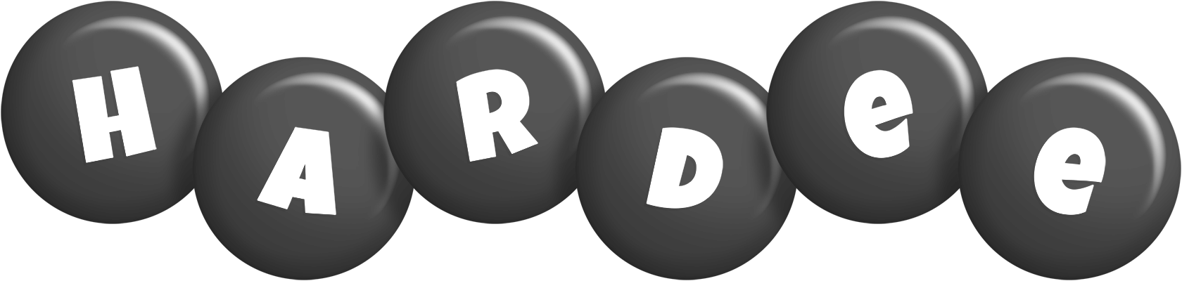 Hardee candy-black logo