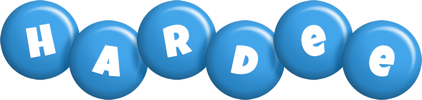 Hardee candy-blue logo