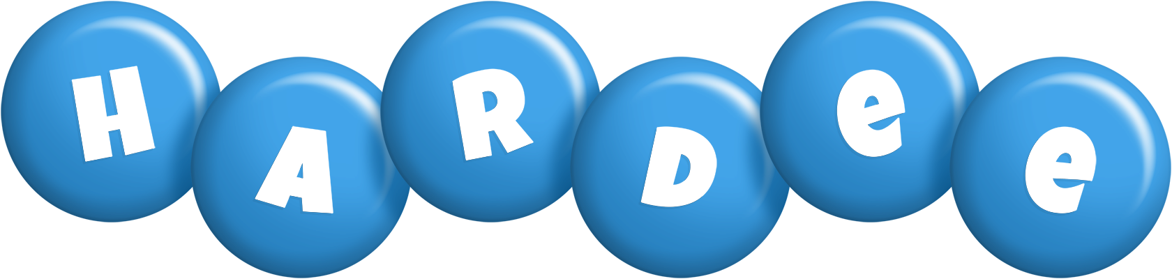 Hardee candy-blue logo