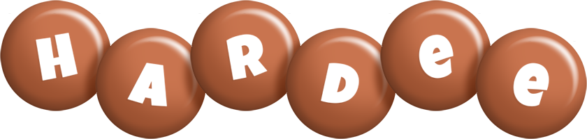 Hardee candy-brown logo