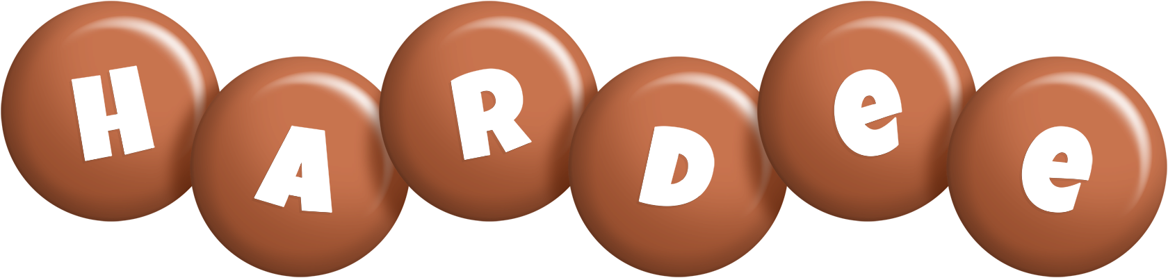 Hardee candy-brown logo