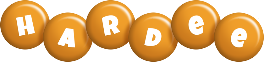 Hardee candy-orange logo