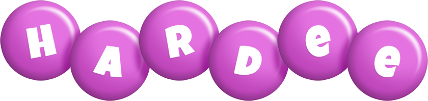 Hardee candy-purple logo