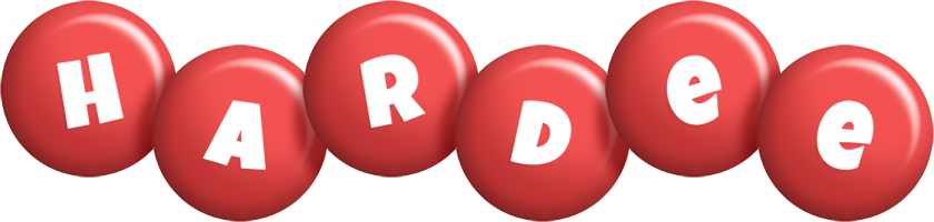 Hardee candy-red logo