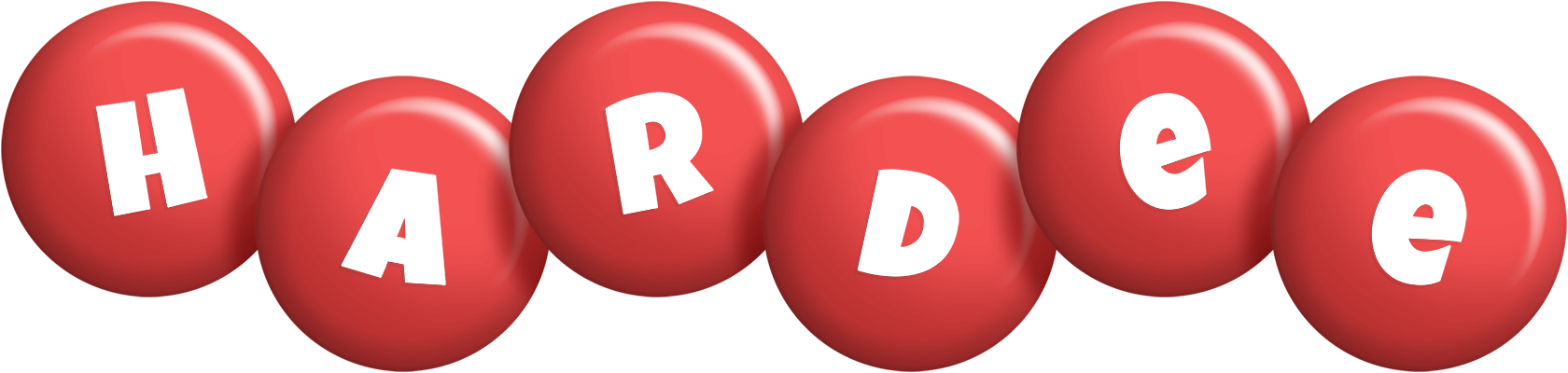 Hardee candy-red logo