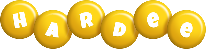 Hardee candy-yellow logo