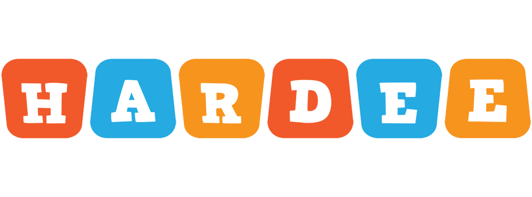 Hardee comics logo
