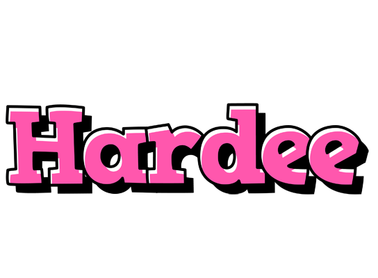 Hardee girlish logo